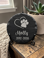 Personalized Pet Memorial Slate Plaque
