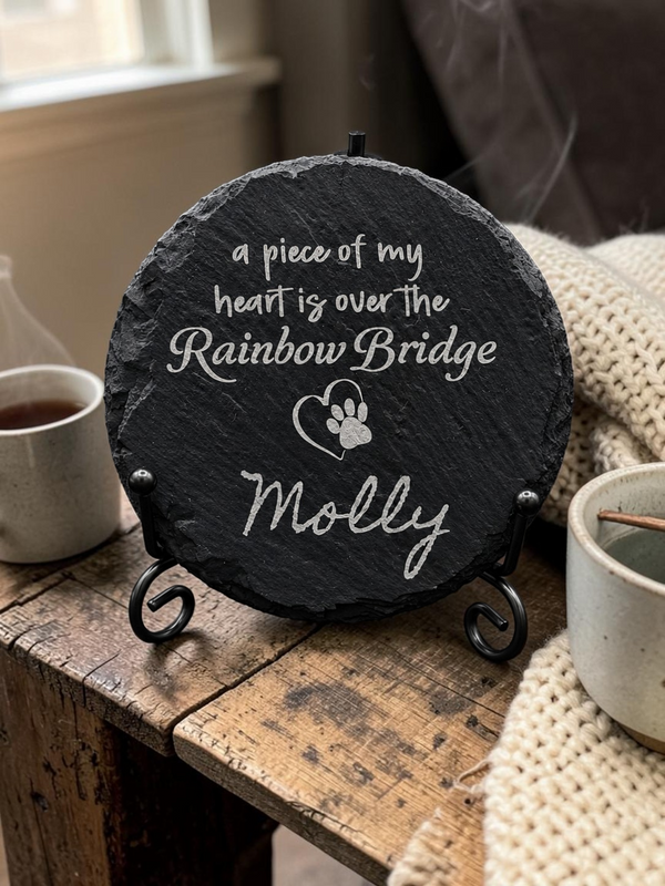Personalized Pet Memorial Slate Plaque