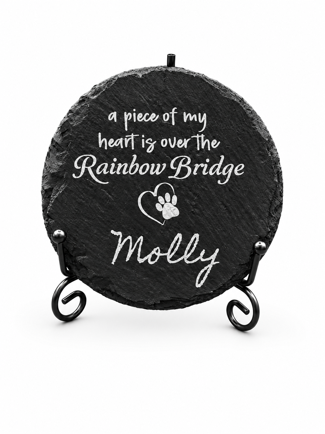 Slate Pet Memorial - Rainbow Bridge