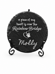Slate Pet Memorial - Rainbow Bridge