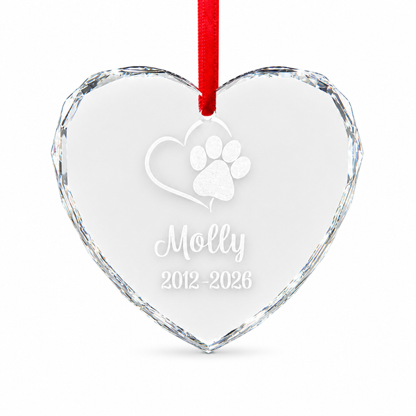 Crystal Ornament (Heart)